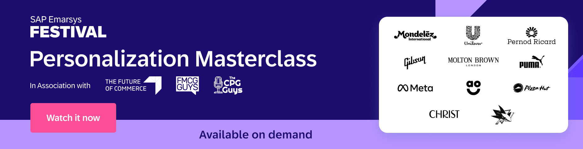 Sap Emarsys Menu Solutions Banner Festival 25 Masterclass Desktop En 940x240px 01
